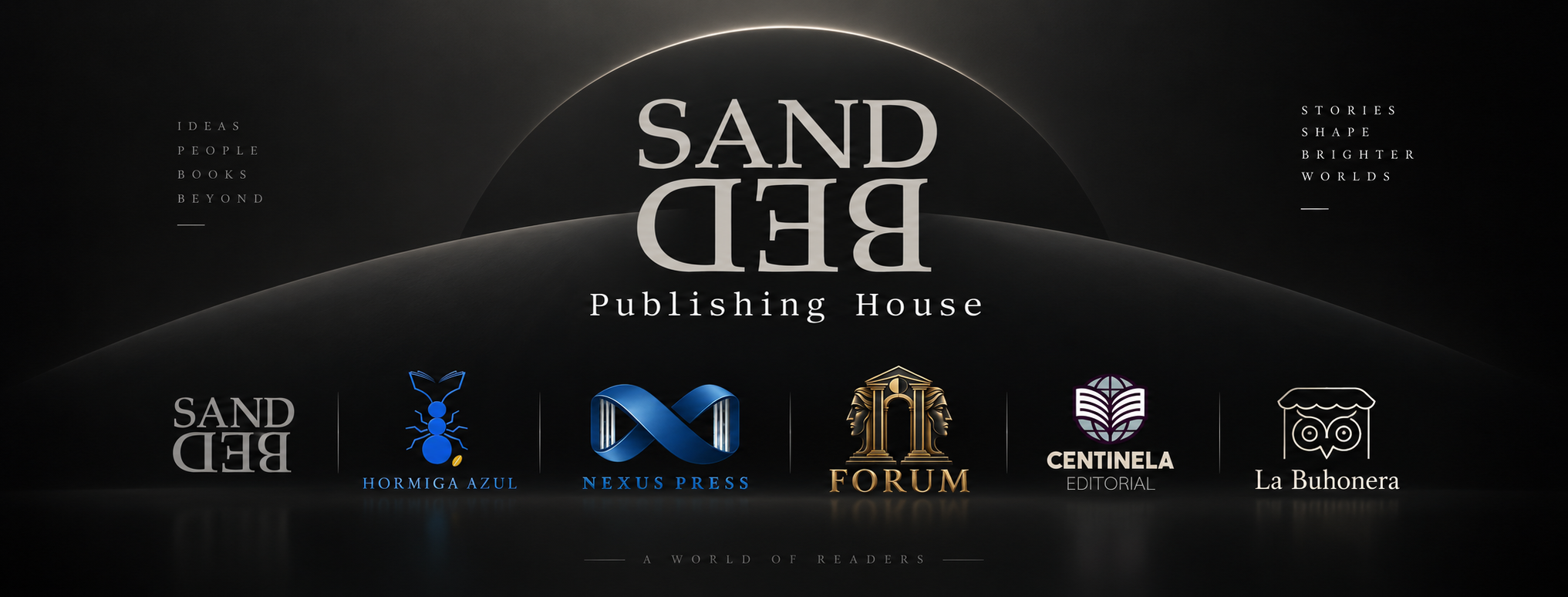 Sandbed Publishing House y sus seis sellos editoriales